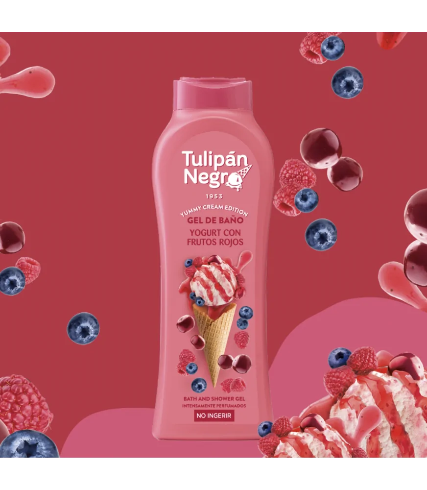 Gel douche crème glacé Fruits rouges