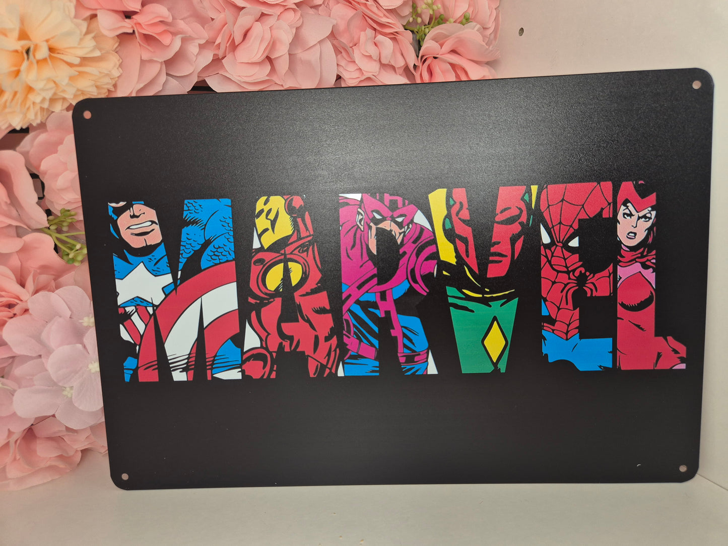 Plaque Murale "Super Héros"